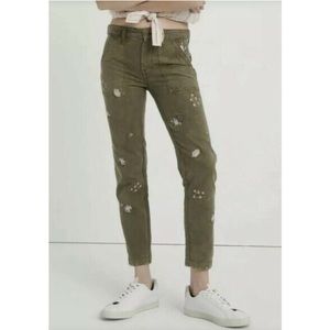 NWOT Lucky Brand Embroidered Pants